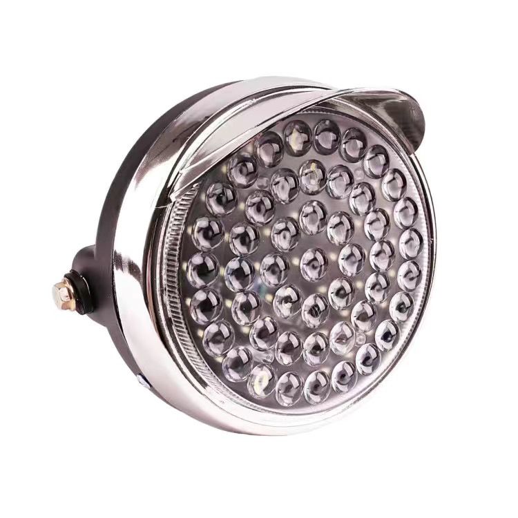 12-80V 21/37/66/114/132/181Beads Tricycle Motorcycle Headlight Waterproof Spot Light Beam Motorbike Fog Lamp LED Spotlight Light