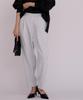Yours Wrap Tapered Pants BFXU1789 M Gray Women's