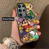 C-Crayon Shin-chans Case for Samsung Galaxy A36 A35 A34 A32 A30 A26 A25 A24 A23 A22 5G 4G A20 A16 A15 A14 A13 A12 Acrylic Cover