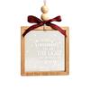 Christmas Ornament, Wooden Acrylic Hanging Pendant for Holiday Tree Decoration and Home Decor