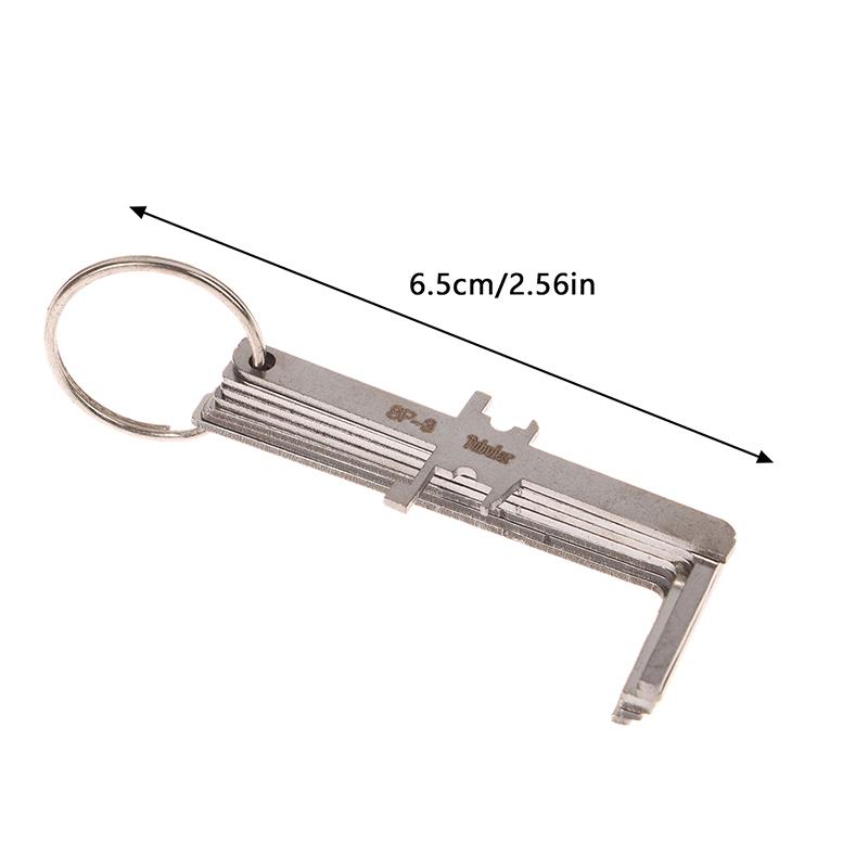 7Pcs Master Keys Metal Replacement Skeleton Lock Key Set Multiple Shapes Lock Picking Emergency Tool