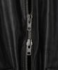 Branded Fake Leather A-2 Jacket [Black]
