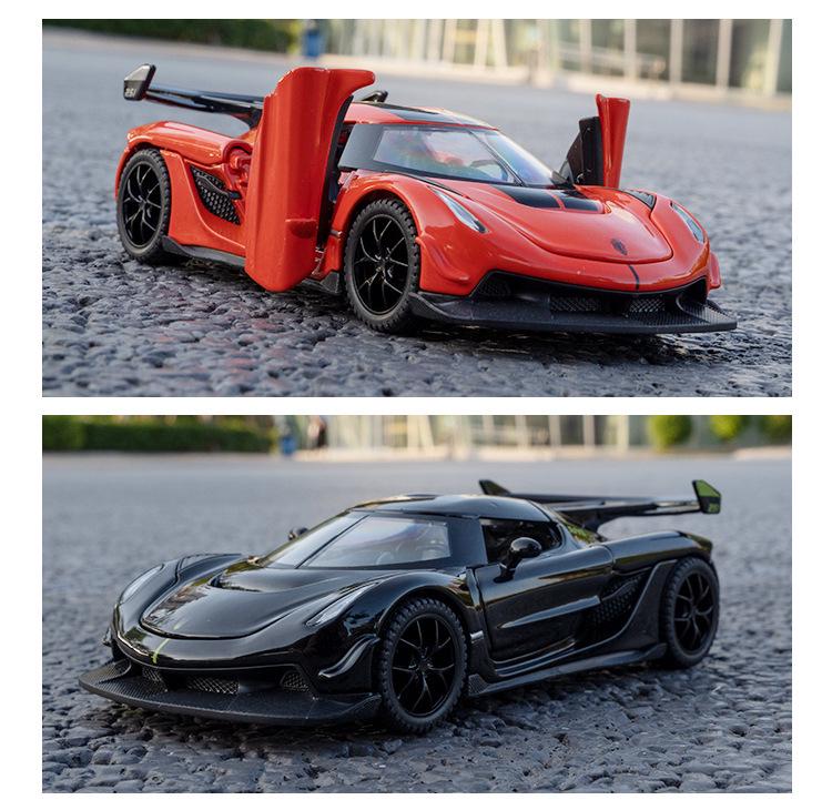1:32 Koenigsegg Jesko Alloy Sports Car Model Toy for Kids