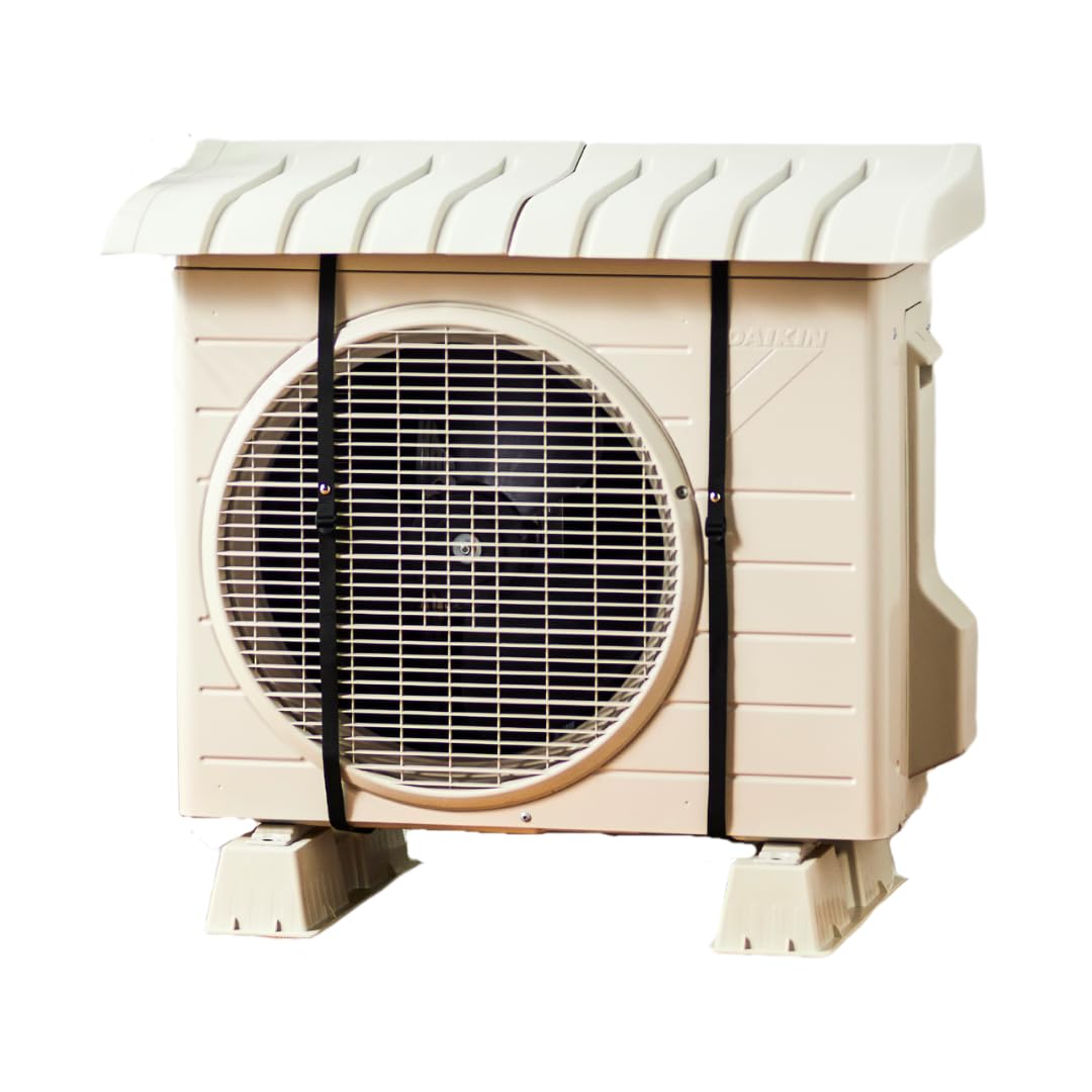 

Isetou Air Conditioner Outdoor Unit Wide x Deep x Made in Heat Shielding Protects Air Conditioner Outdoor Heat Protects Against Direct and Easy Energy білий