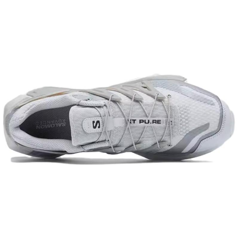 SALOMON XT PU.RE ADVANCED Atmungsaktive Niedrige Laufschuhe Unisex Flintgrau Sneaker 476047