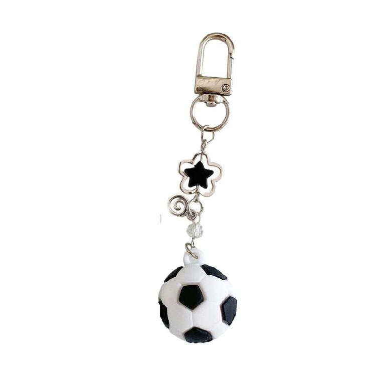 

Nostalgic Bead Star Keychain Vintage Comics Designs Handcraft Bag Charm Sturdy Beadwork Gift for Adults чорний