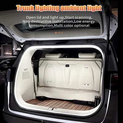 Auto-Heckleuchten mit hoher Helligkeit, Ambientebeleuchtung, Innenraumdekoration, LED-Kabel-frei, automatische Sensor-Heckklappen-Lichtleiste