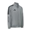 Adidas Boxen 3-Streifen Klassisch Retro Gerade Beine Trainingsanzug Jacke Set Unisex Trainingsanzüge Grau TR30JR1BX-GYB+TR30PR1BX-GYB