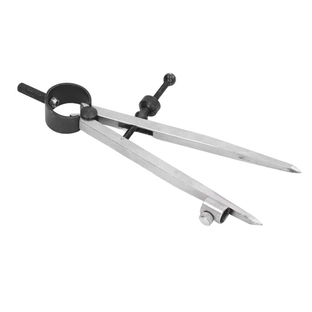 Lockable Angle Wing Divider Gauge Carbon Steel Metal Scribe Tool Leather Craft