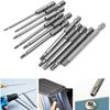 Torx Security Head Screwdriver Drill Set 1/4 Inch Hex Shank 4 Inch Length S2 Steel Torx Screwdriver Bit Set 11/12pcs Torx Head