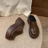 Internet celebrity thick-soled heightening slippers women's 2025 spring and autumn new popular outer wear high-heeled bag head half slippers
