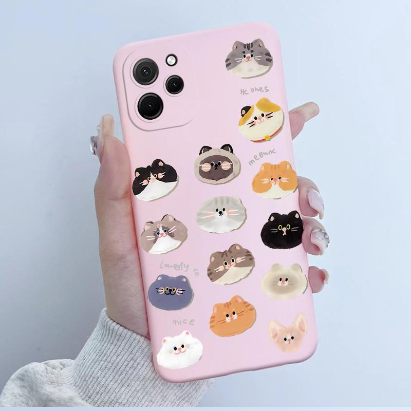 For Huawei Nova Y61 Case Soft Silicone TPU Cute Panda Phone Back Cover For Huawei Nova Y 61 62 Y61 Y62 Plus Case NovaY61 Fundas