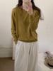 2026 Women's Fine Wool Round Neck Long Sleeve Loose Sweater for Autumn/Winter