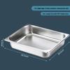 JIWANGGU 201 Stainless Steel Commercial Gastronorm Food Pan