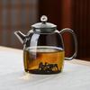 Thickened High-Temperature Glass Kung Fu Teapot