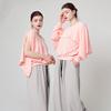 As Platform Aw41Tl05 Double Layer Sweats_Coral Pink