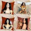 M-Megan D-Denise Fox Pillowcase Toon Gift Cushion Cover Bedroom Home Sofa Chair Seat Decor Pillow Case