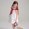 Montagut Girls' Summer Polo Sleeveless Top & Skirt Set