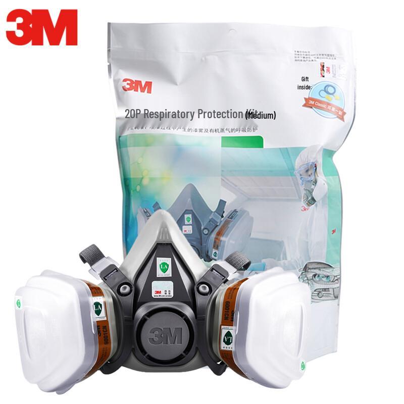 3M 620P Half-Mask Respirator Kit with Type A Filters