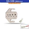 Alloy SN Crimping Pliers Jaw Width 4mm Crimping Terminals Jaw Slot New Terminal Tools
