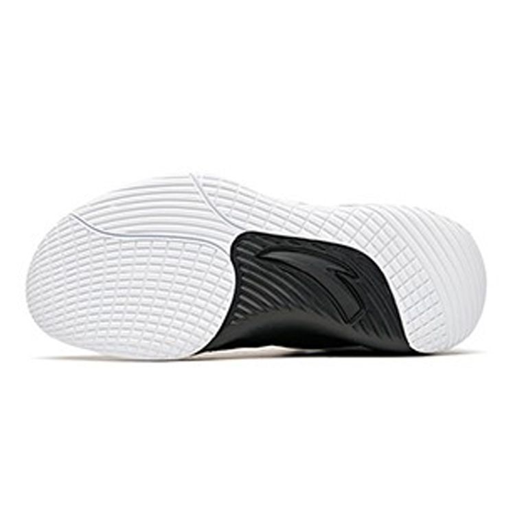 Anta Youth  Kids Night Non-Slip Wear-Resistant Lightweight Mid-Top Basketball Shoes Kids basketball shoes Black White A312111111A-4