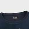 Emporio Armani Sudadera con estampado de logo de letras Ea7 Fw23 Cuello Redondo Manga Larga Mujer sudadera Azul Marino 6RTM03-TJDCZ-1554