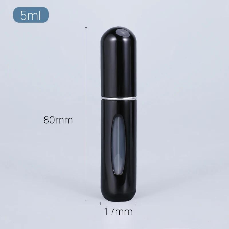 5/8ml Refillable Perfume Spray Atomizer Aluminum Perfume Spray Scent Pump Perfume Atomizer Refillable Mini Bottle for Travel