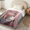 1PC Franxx Zero Two Patterned Flannel Blanket Suitable For All Seasons For Home Decor Warmth And Comfort Gifts Holiday Present