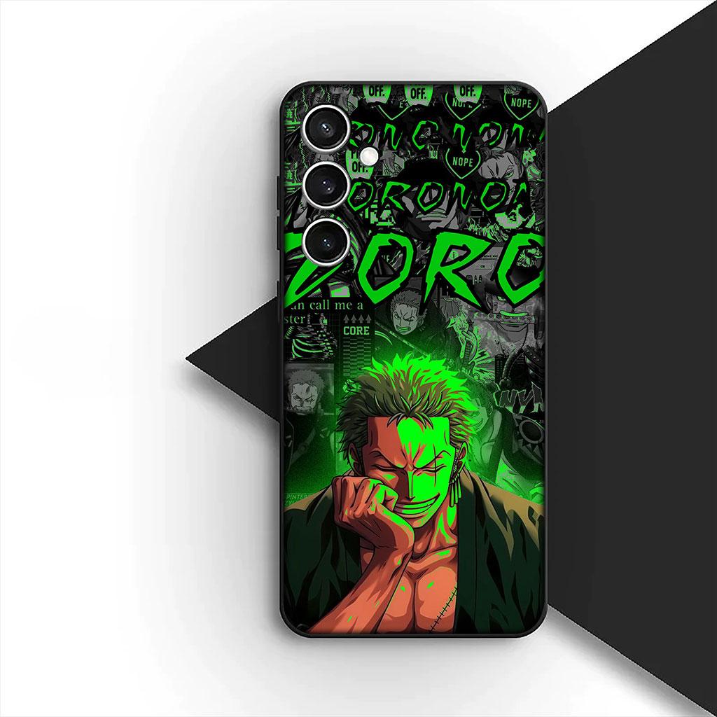 Phone Cover for Motorola Moto G86 G57 E14 E15 G14 G34 G35 G84 G24 A54 G15 Power E22 Soft Case Ace One Pieces Luffy Roronoa Zoro