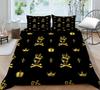 3D Duvet Cover Skeleton Home Bedding Set Microfiber Polyester Children Teen King Double Size Cool Quilt Cover
