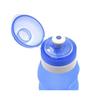 600ml Collapsible Folding Drink Water Bottle Kettle Cup Silicone Travel Outdoor Sports Bicycle Cycling AccessoriesBlue HG