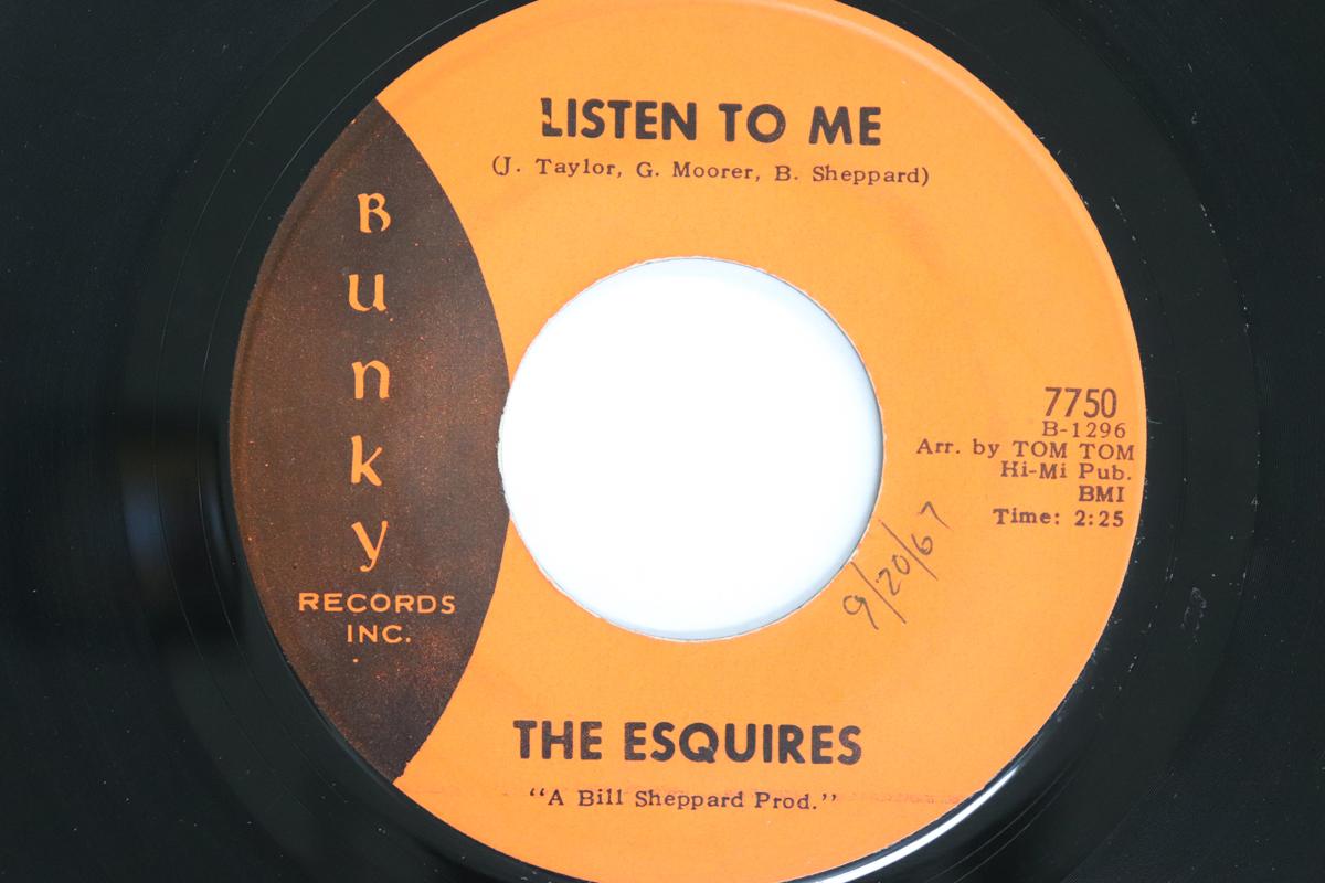 

7-дюймовая пластинка ESQUIRES - Get On Up / Listen To Me 7750 Bunky Records I 1967 US Соул/Фанк Б/У