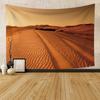 Dune Sunrise Tapestry Sahara Desert Dunes Tapestry Nature Outdoor Scenery Tapestry Wall Hanging Decor for Bedroom Living Room