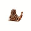 Small Ornaments Tea Pet Ceremony Copper Simulation Animal Figurines Miniatures Toys Hip Hop Exaggerate Solid Brass Snail House
