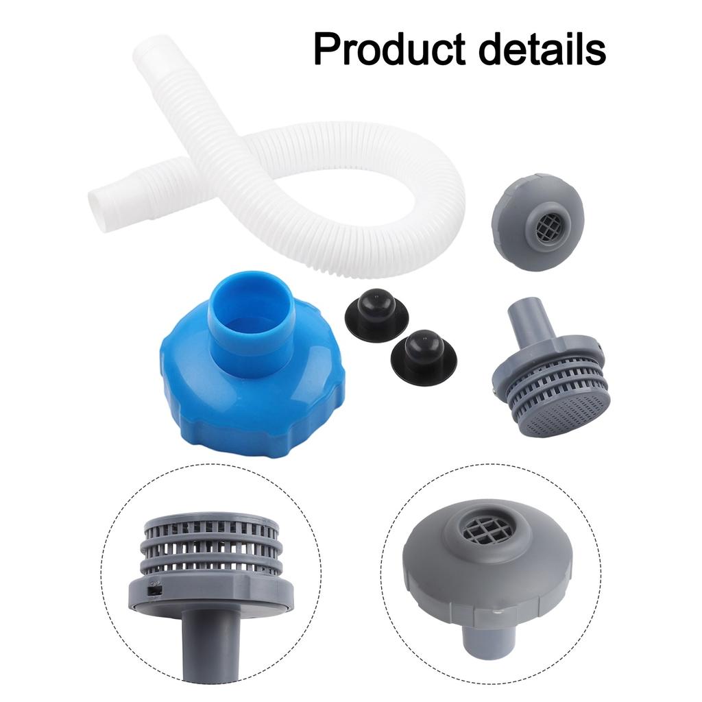 1 Set 25022E Pool Inlets Nozzle Strainer Hole Skimmer Hose Adapter B Kit 25016 Pool Water Spray Connector Kit