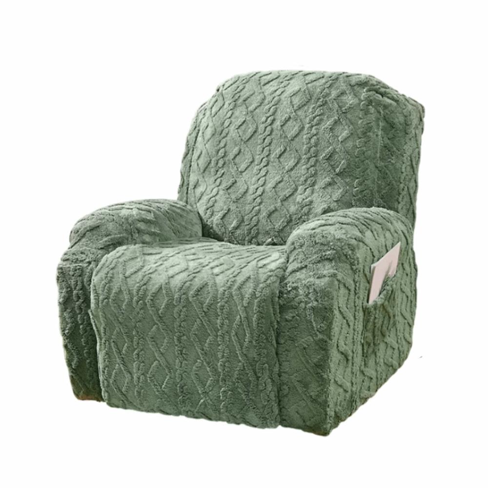 Double Side Jacquard Braid Winter Velvet Single Sofa Cover Armchair Sofa Cover Office