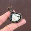 Natural Sage Amethyst Gemstone Handmade Copper Wire Wrap Pendant 2.17" m6g99