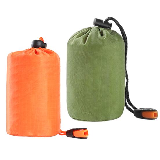 Emergency Sleeping Bag Portable Thermal Blanket Lightweight Waterproof Outdoor Camping Backpacking Hiking Adults Bivvy Sack Survival Gear