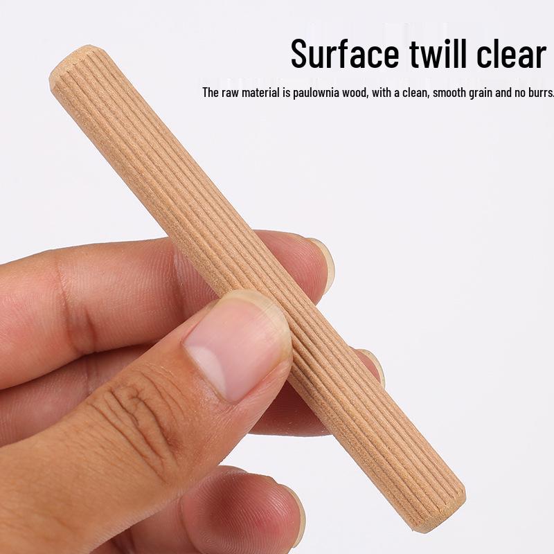 Straight & Oblique Grain Wood Dowels, Plugs, Tenons, Wedges, and Board Connectors for Furniture & Cabinets