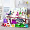 Numberblocks Customize Text Blanket Throw Personalized Blanket Comfortable Perfect for Office Chair Living Room Bedding Couch for All Occasions