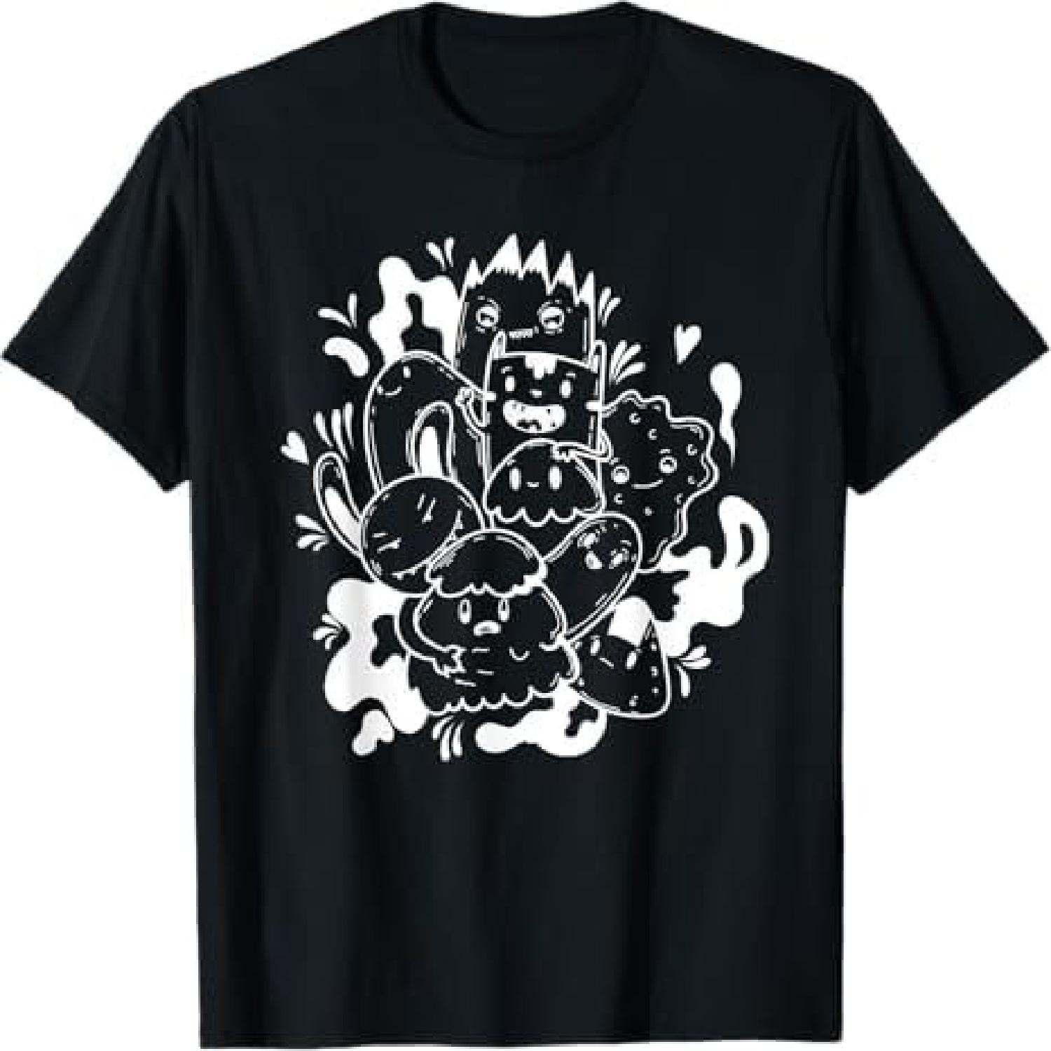 Street Art Art Style Graffiti T-Shirt DAT Mens Womens Tank Top Sweatshirt Hoodie Black S