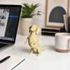 3D Printed Dachshund Figurine, Modern Mini Dog Shape Sculpture, DIY Coloring Animal Desktop Decoration Ornament, Gift for Dog Lovers