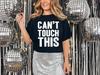 Cant Touch This T-Shirt Personalised Hen Stag Mens Womens Fancy Dress Party 90s
