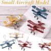 Decoration Crafts Craft Ornamen Wrought Iron Tin Plane Creative Car Interior Small Aircraft Model Ornaments Vintage
