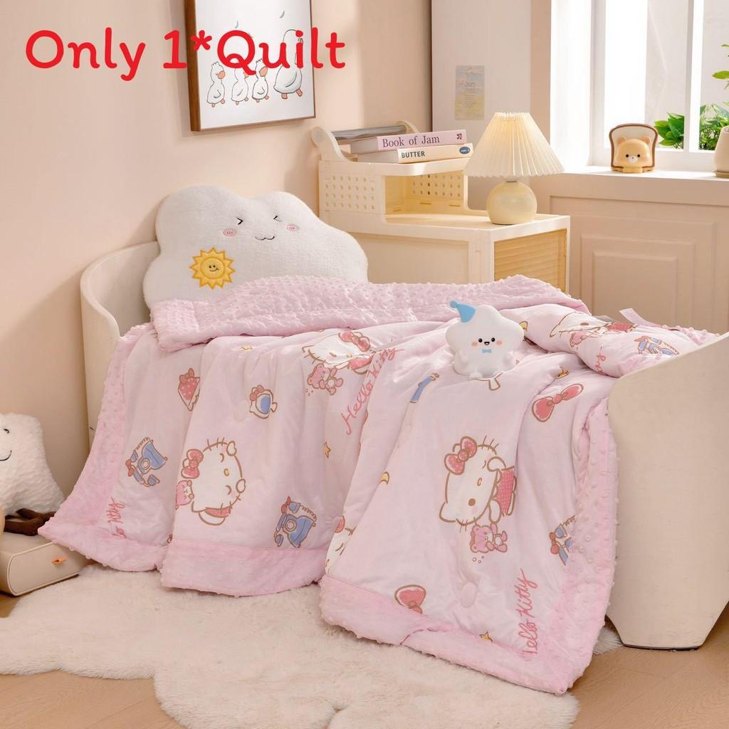 

Sanrio Summer Cooling Childrens Quilt With Breathable Fabric For Kids Bedtime Comfort Hello Kitty,110x150cm