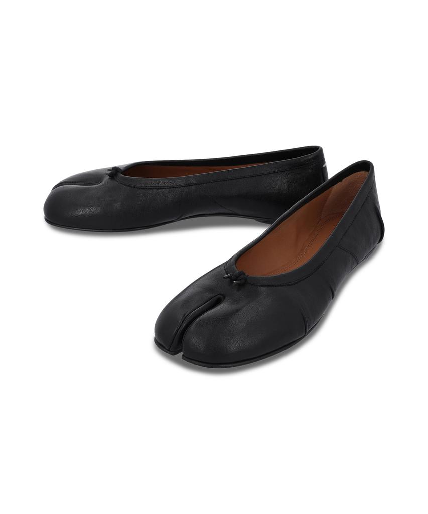 Maison Margiela New Tabi Ballerina Flat Shoes - Black / S58Wz0127P3753T8013