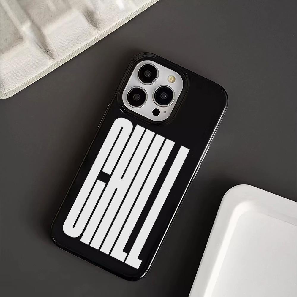 Chill Shockproof Phone Case For Apple IPhone 11 12 13 14 15 16 17 Pro Max 15 Plus XR Liquid Silicone Bumper Cover