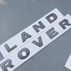 3D ABS Letters LAND ROVER Logo Rear Trunk Emblem Badge Sticker For Land Rover Range Rover Velar Sport Discovery 2 3 4 Defende SA1