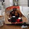 Mike Tyson Boxing Legend Four Seasons Blanket Customized With Your Name Lightweight And Warm Perfect Gift For Home Office Camping Sofa Travel Beach