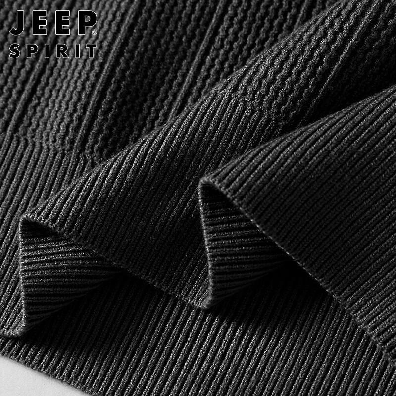 JEEP SPIRIT Men's Warm Knit Pullover